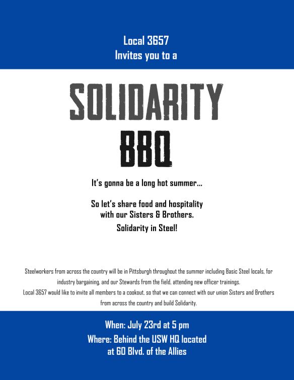 Solidarity cookout